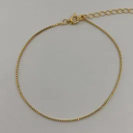 TORNOZELEIRA VENEZIANA DIAMANTADA 1mm