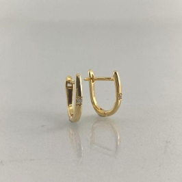 BRINCO ARGOLA CLICK U COM ZIRCONIA