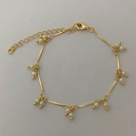 PULSEIRA PALITO E PEROLAS