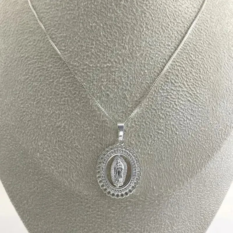 COLAR N.S. DAS GRAÇAS ARCOS ZIRCONIA CRISTAL