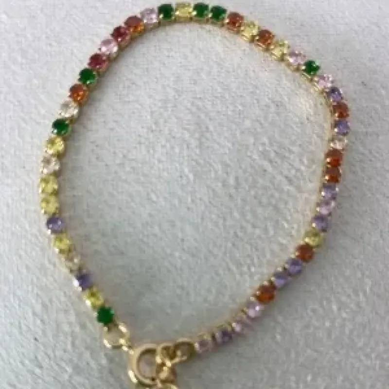 PULSEIRA RIVIERA COLORIDA 2,5MM