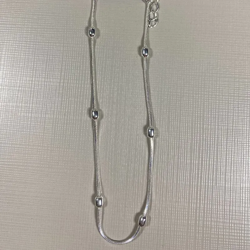 TORNOZELEIRA RABO DE RATO COM BOLINHA OVAL