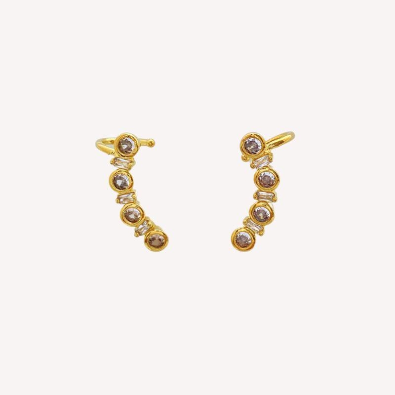 BRINCO EAR CUFF ZIRCONIAS CRISTAL