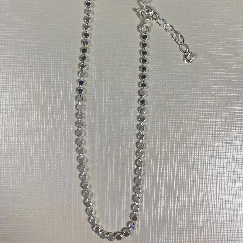 TORNOZELEIRA  CHAPA OVAL LAMINADA DIAMANTADA